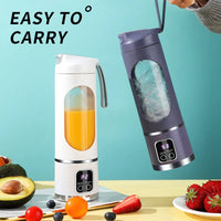 450ml Portable Blender - USB Rechargeable Smoothie Maker
