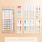 Macaron Retro Index Sticker Pack Pack, Page Point Marking Labels, Calendar Schedule Memo Flag Sticker Tab for Office School