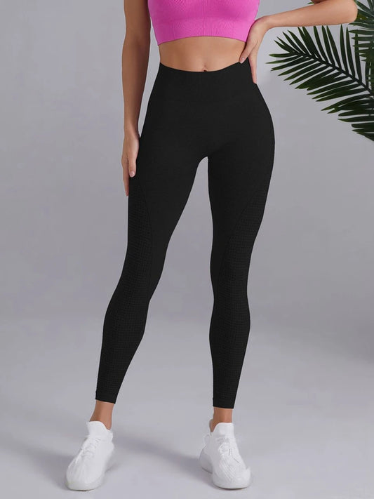 High Waist Tummy Control Yoga Pants with Butt Lift Compression for Women - Seamless Stretchy Workout Leggings for Gym and