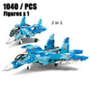 2024 Sluban WW2 Military Russia Air Weapon Mi-24 Attack Helicopters Hind Model Building Blocks Classics Fighter Bricks Plane Toy