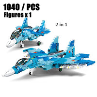 2024 Sluban WW2 Military Russia Air Weapon Mi-24 Attack Helicopters Hind Model Building Blocks Classics Fighter Bricks Plane Toy