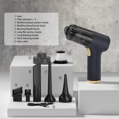 Xiaomi Youpin Car Vacuum Cleaner Powerful Cleaning Machine Strong Suction Handheld For Car Home Portable Wireless Cleaner New Mi