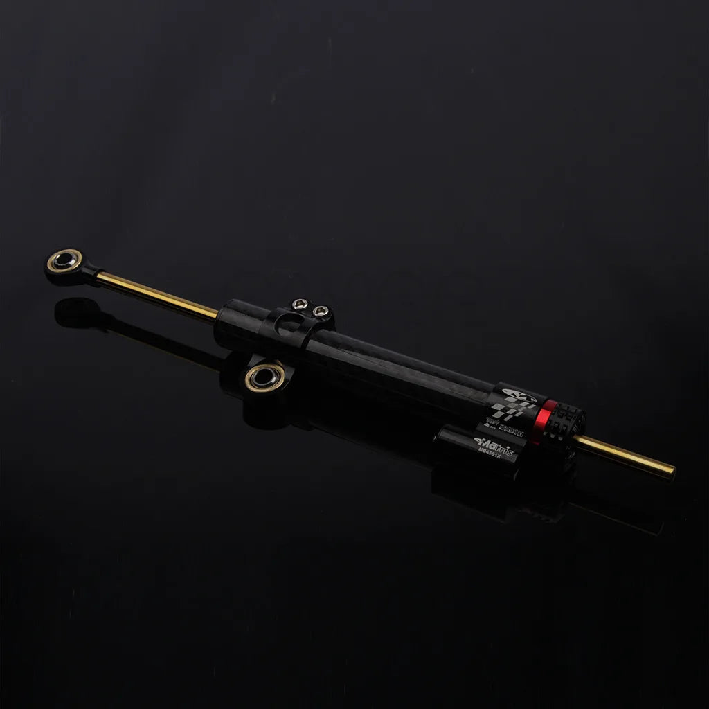Motorcycle  Adjustable Damper Steering Stabiliz 252mm 342mm steering stabilizer for Honda Kawasaki Yamaha Carbon fiber texture EzBuyCo