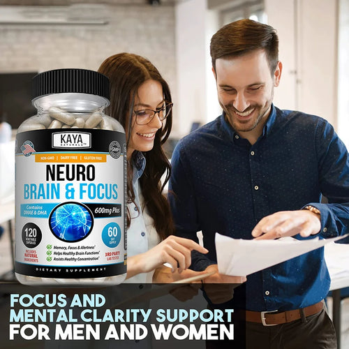 Neuro Brain & Focus Supplement - Healthy Memory Function, Clarity Nootropics Supplement - for Mental Focus, Cognitive Function