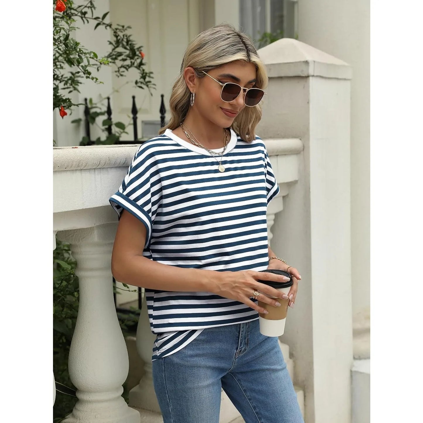 Womens Summer Tops Outfits Spring Casual Dressy T Shirts Workout Clothes Going Out Trendy Vacation Fashion 2025