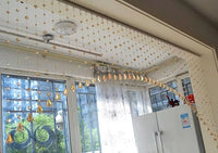 Fashion Crystal Glass Bead Curtain Indoor Home Decoration Luxury Wedding Backdrop Decoration Supplies Background Decoration