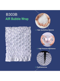 EONE E303B Air Cushion Film Bubble Wrap Pillow Air Cushion System Film Inflatable Packaging Film Compatible for Air Cushion