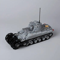 WWII Military US German Armored Vehicle MOC Building Blocks Soldiers Figure Tank Gun Carriage Medical Truck Transport Toys K033