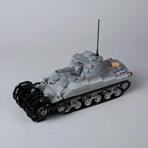 WWII Military US German Armored Vehicle MOC Building Blocks Soldiers Figure Tank Gun Carriage Medical Truck Transport Toys K033