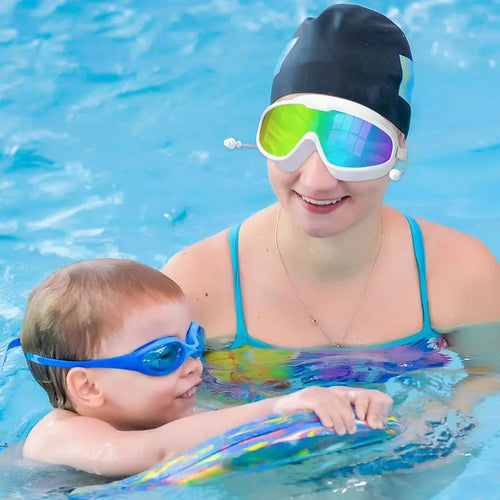 Adult Swimming Goggles Adjustable Wide View Swim Goggles HD Clarity Swimming Glasses Full Protection No Leaking Goggles For