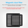 8-14cm Magnetic Frame Dust Filter Dustproof Mesh Cover Net Guard with Hole for PC Computer Case Cooling Fan Power Accessories