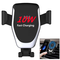 Qi Wireless Fast Charger Car Mount Air Vent Gravity Mobile Phone Holder Charging Stand For IPhone 14 13 12 11 Pro Xiaomi Samsung