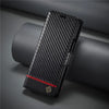 PU Carbon Fiber Leather Wallet Phone Case For Samsung Galaxy Z Fold 6 5 4 3 Magnetic Flip Book Holder Cover For Galaxy Z Fold6