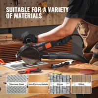 VEVOR Burnishing Polishing Machine 6 Variable Speed Surface Conditioning Tool Electric Metal Burnishing Machine for Wood Steel