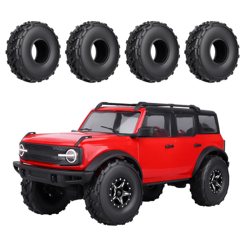 HobbyPark 1.0 Tires Sticky Soft 1/24 1/18 RC Crawler for Traxxas TRX4M Axial SCX24 Bronco Gladiator C10 Deadbolt B17 FCX18 FCX24