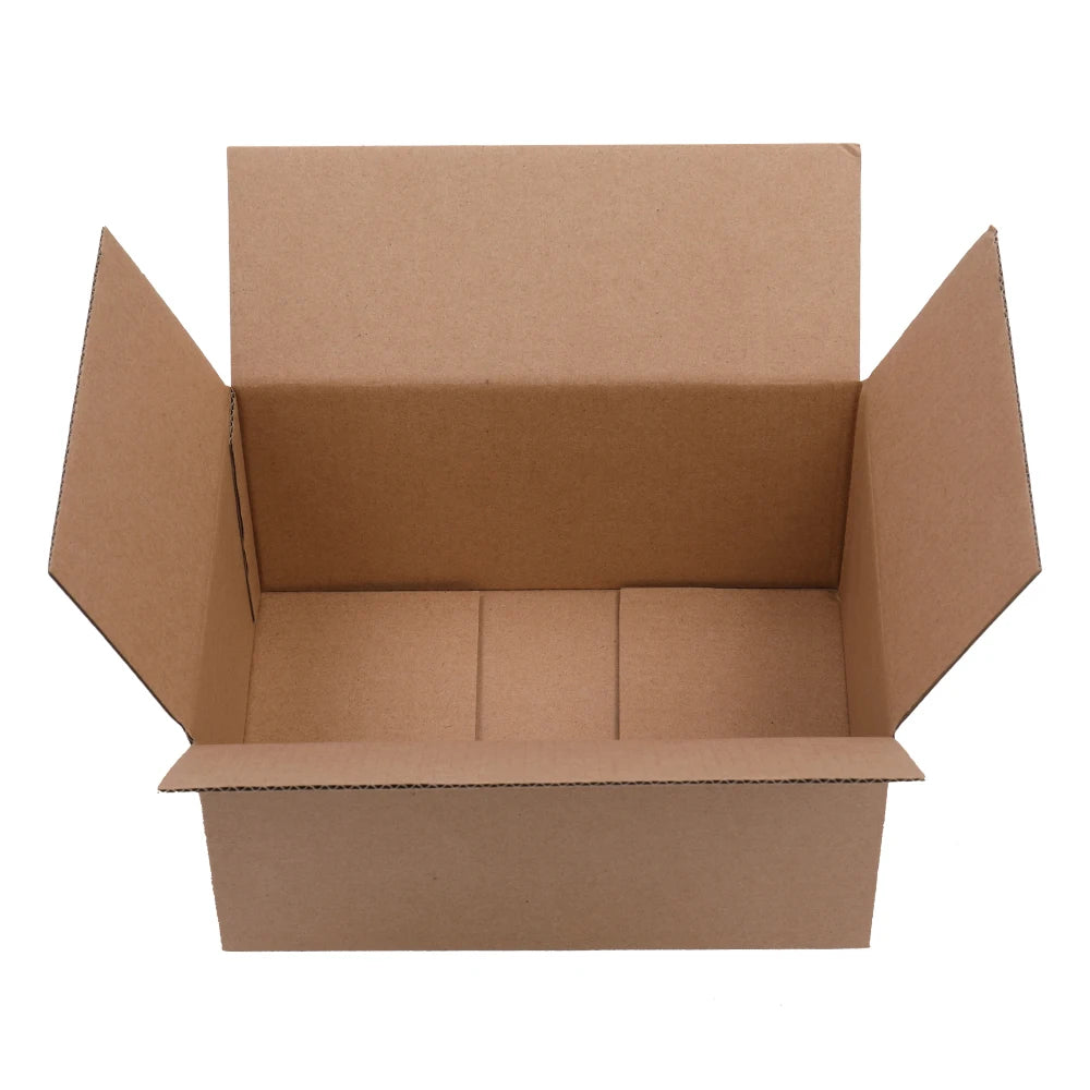 100 Corrugated Paper Boxes Stackable Cardboard Boxes Durable and Eco-Friendly Packaging Solution 8x6x4"