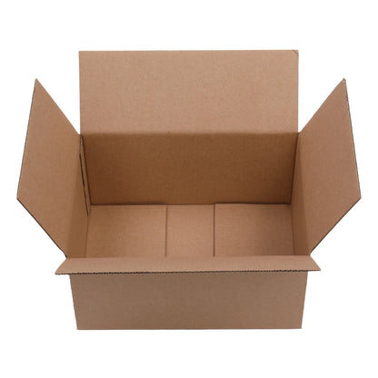 100 Corrugated Paper Boxes Stackable Cardboard Boxes Durable and Eco-Friendly Packaging Solution 8x6x4"