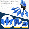 Windshield Wind Screen Spike Bolts M5 Screws Nuts Motorcycle Modification AccessoriesBlue Car Accessories