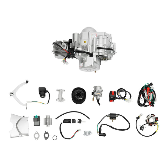 125cc 4 Stroke Semi-Auto ATV Engine Motor 3 Speed Single Cylinder Air-Cooling With Reverse Fit For Pit Atv Quad Bike Go Kart