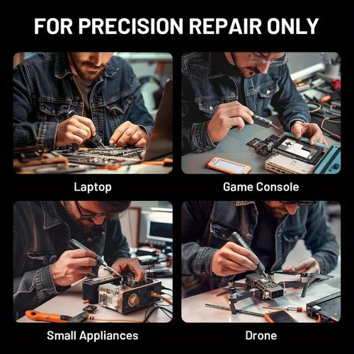 JAKEMY 180In1 Black Precision Cordless Electric Screwdriver Set,Magnetic Bits Multifunction Repair Kit For Laptop/Phone/Glasses EzBuyCo