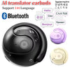 AI Translator Earbuds Wireless Bluetooth Real-Time Translators Headphones 144 Languages Voice translators for Business Travel