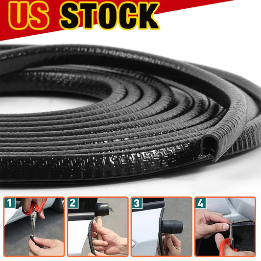 6M Car Door Edge Protective Strip Scratch Guard Steel Auto Door Anti-Collision Trim for Car Styling and Decoration