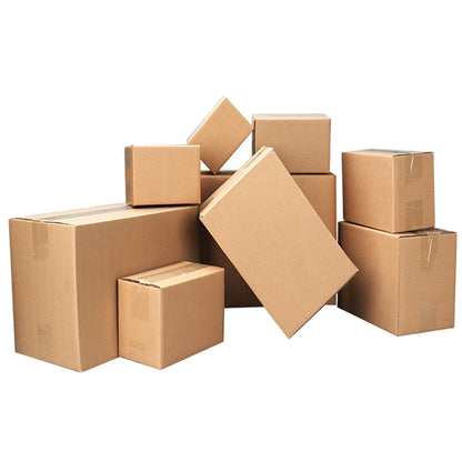 100 Corrugated Paper Boxes Stackable Cardboard Boxes Durable and Eco-Friendly Packaging Solution 8x6x4"