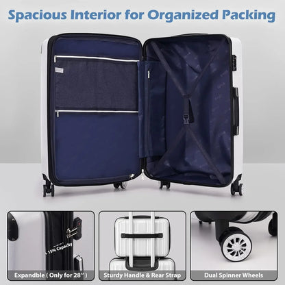 Luggage Expandable Suitcase Set with TSA Lock Spinner Luggage & Bags Rolling Luggage