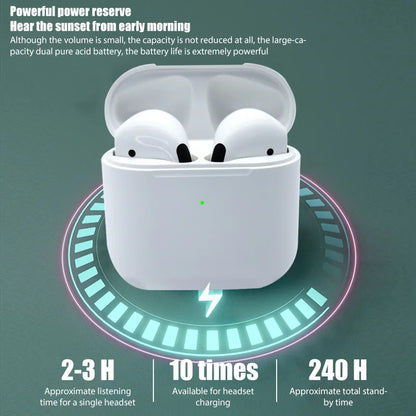 Pro 4 TWS Wireless Headphones Single Earphone Bluetooth-Compatible 5.0 Waterproof Headset With Mic For Xiaomi iPhone Pro4 Earbud