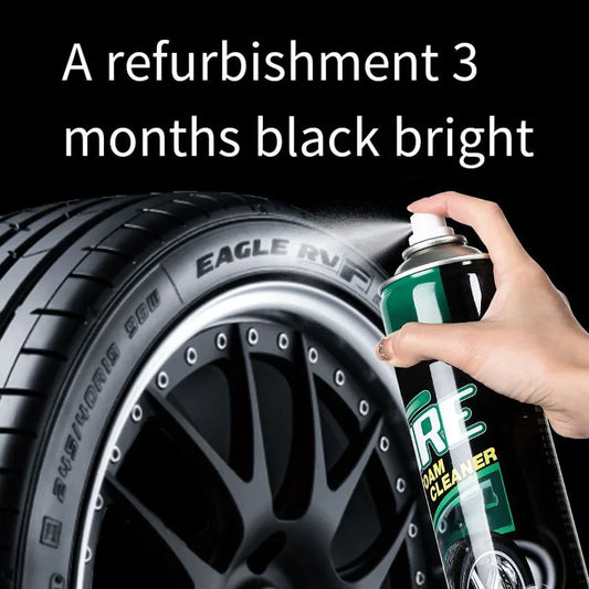 Car tire wax tire brightener foam cleaning water-repellent maintenance plastic wax anti-aging car cleaning supplies