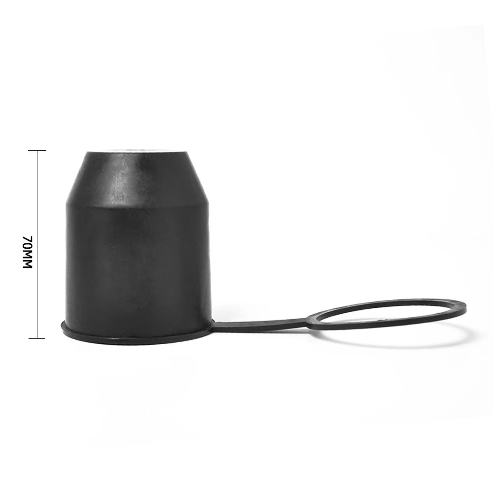 Universal 50mm Auto Tow Bar Ball Cover Cap Hitch Caravan Trailer Towball Protect