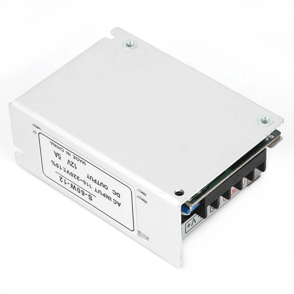12V 5A Power Supply Adapter 60W Power Supply Transformer Switch 220 AC To 12V DC for LED Strip