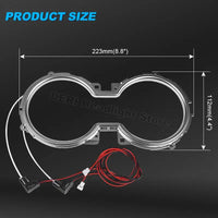 Auto LED Cup Holder Atmosphere Lights Storage Box Ice Blue Decor Ambient Light For Toyota Camry 2018 2019 2020 2021 2022 2023