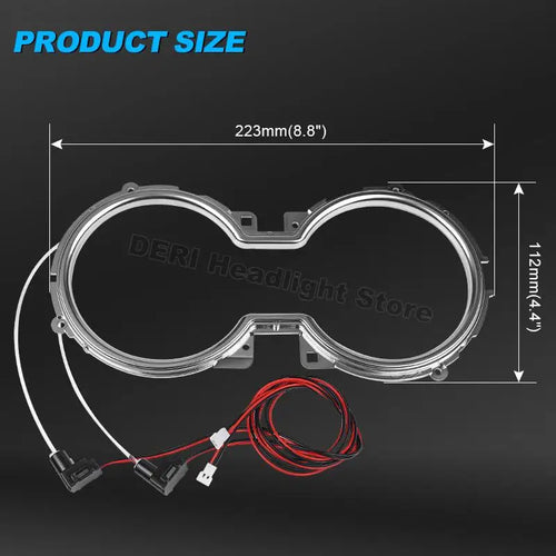 Auto LED Cup Holder Atmosphere Lights Storage Box Ice Blue Decor Ambient Light For Toyota Camry 2018 2019 2020 2021 2022 2023