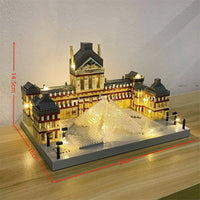 Knew Built Exquisite Paris Eiffel Tower Micro Mini Building Blocks Toys Set: LED Illuminated, Perfect Gift Illuminate Your World