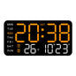 Large Digital Wall Clock Temp Date Week Display Remote Control USB Powered Table Clock Wall-mounted Dual Alarms LED Clocks