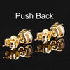 CUC 3-14MM AAAA Zircon Stud Earrings Screw/Push Back For Women Men Fashion Trend Wedding Jewelry Party Love Gift