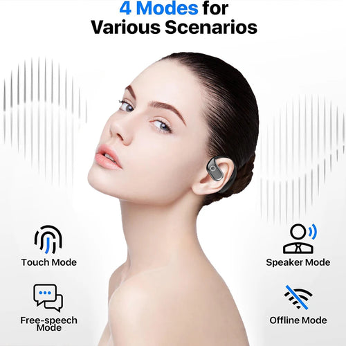144 Languages Real Time Translator Earbuds 3-in-1 Translation Earphones Noise Cancelling Waterproof Car AI Translator Earbuds