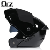 Casco capacetes double dual lens helmet motorcycle helmet full face helmets downhill racing helmets motorfiets helm EzBuyCo