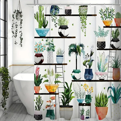 Bohemian Flower Bathroom Curtain Colorful Boho Floral Print Beautiful Bright Polyester Fabric Cloth Shower Curtain for Bathroom