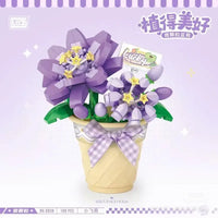 LOZ Flower Bouquet Building Blocks Kit DIY Flowers Block Toys Set Valentine's Day Rose Bricks Set Gift for Girls Friends adults