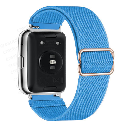 Scrunchie Band For Huawei Watch Fit 2 Strap Smartwatch Accessories Elastic Nylon Loop Bracelet Correa Huawei Watch fit2 band