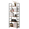 JHK 5 Tier Bookcase Bookshelf Modern Book Case For Books Corner Storage Organizer for Bedroom Home Office Kitchen Living Room