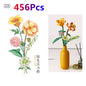 LOZ Flower Bouquet Building Blocks Kit DIY Flowers Block Toys Set Valentine's Day Rose Bricks Set Gift for Girls Friends adults
