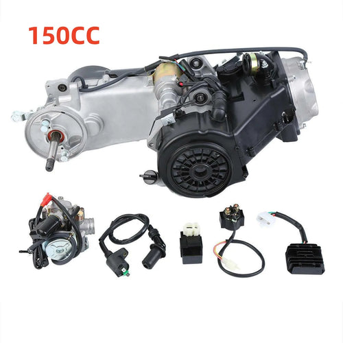 Samger 150cc Engine Assembly 4-Stroke GY6 Single Cylinder Motor Air Cooled Engine Set Short Case For Scooter ATV Go Kart 157QMJ