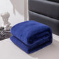 Flannel Nap Blankets Soft Plaid for Home Sofa 200x230 Plush Bedsheet Solid Color Summer Blanket Single Size