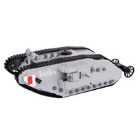 WWII Military US German Armored Vehicle MOC Building Blocks Soldiers Figure Tank Gun Carriage Medical Truck Transport Toys K033