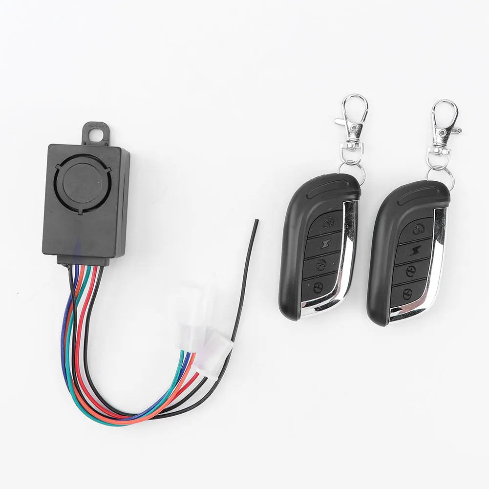 36-72V Anti-Theft E-bike Alarm Scooter Security Remote Control Detector Alarm