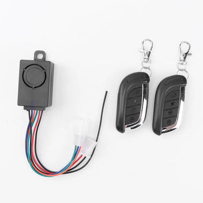 36-72V Anti-Theft E-bike Alarm Scooter Security Remote Control Detector Alarm
