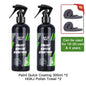 300ML Car Ceramic Coating Wax Liquid Glass Auto Body Polish Paint Hydrophobic Shine Long Lasting Protection Car Product Hgkj S12